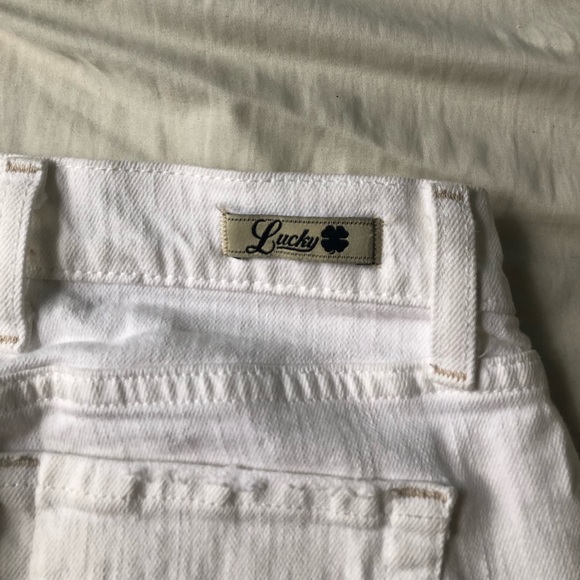Lucky Brand White Bootcut Jeans - Picture 3 of 4